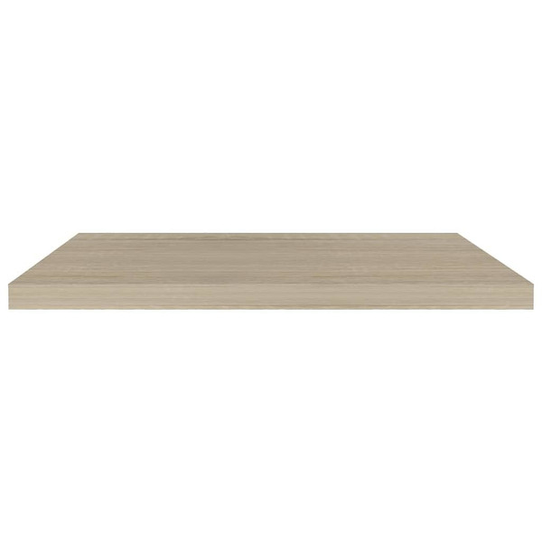  Floating Wall Shelves 4 pcs Oak 31.5"x9.3"x1.5" MDF A949-323879