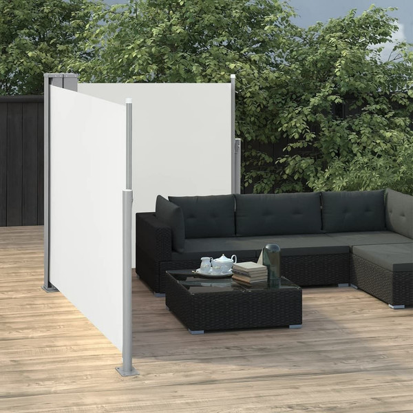  Retractable Side Awning Cream 47.2"x236.2 A949-48449