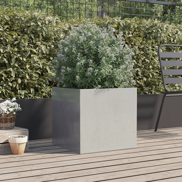  Planter Silver 19.3"x18.5"x18.1" Stainless Steel A949-841567