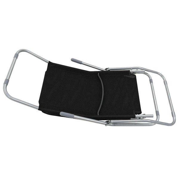  Folding Sun Loungers 2 pcs Textilene Black A949-44338