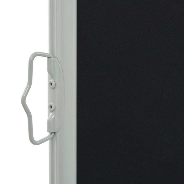 Patio Retractable Side Awning 39.4"x118.1" Black A949-45184