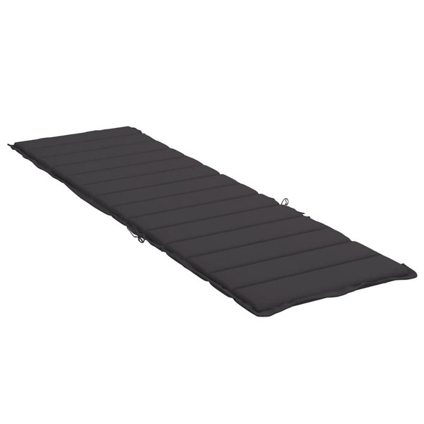 Sun Lounger Cushion Black 78.7"x23.6"x1.2" Oxford Fabric A949-314210