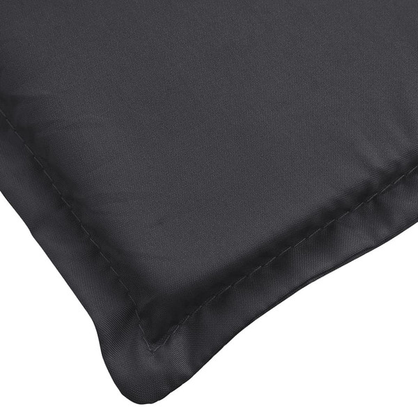 Sun Lounger Cushion Black 78.7"x23.6"x1.2" Oxford Fabric A949-314210