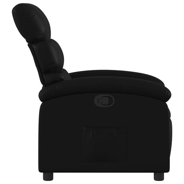 Recliner Chair Black Faux Leather A949-3205844