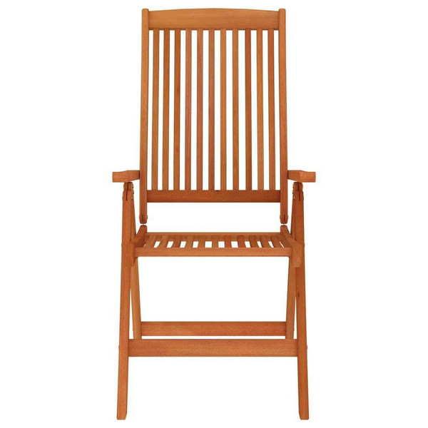Folding Patio Chairs 4 pcs Solid Wood Eucalyptus A949-3087344