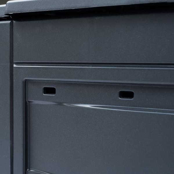 Garden Composter Gray 23.6"x23.6"x28.7" 68.7 gal A949-45682