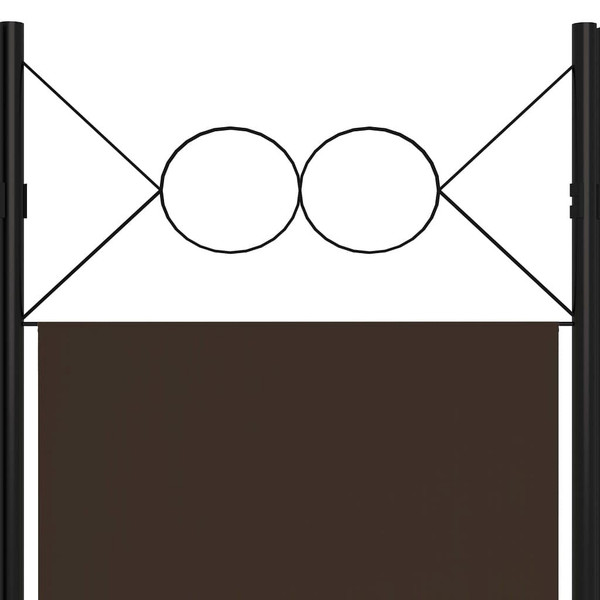 5-Panel Room Divider Brown 78.7"x70.9 A949-320708