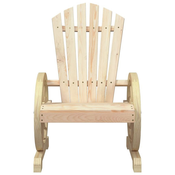 Patio Adirondack Chair Solid Wood Fir A949-365089
