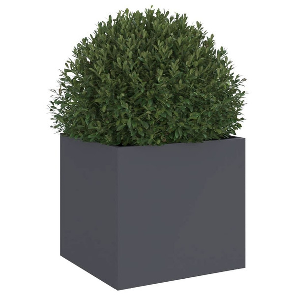 Planter Anthracite 12.6"x11.8"x11.4" Steel A949-841539