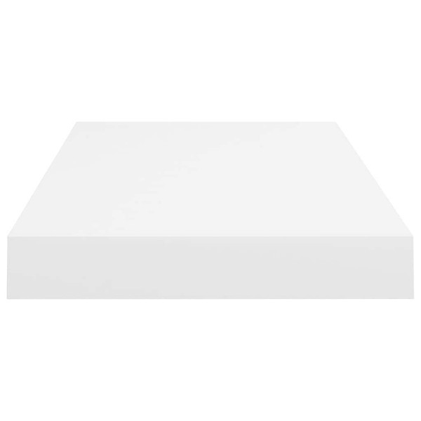 Floating Wall Shelves 2 pcs White 19.7"x9.1"x1.5" MDF A949-323809
