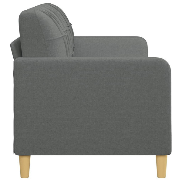 3-Seater Sofa Dark Gray 70.9" Fabric A949-359100