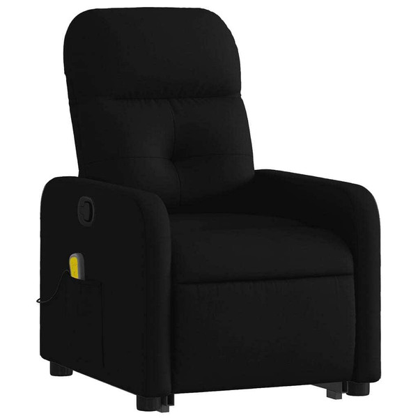 Stand up Massage Recliner Chair Black Fabric A949-3206947