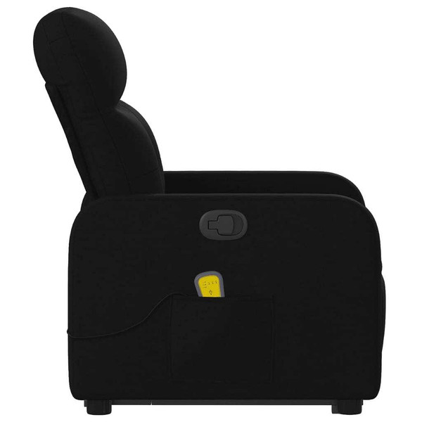Stand up Massage Recliner Chair Black Fabric A949-3206947