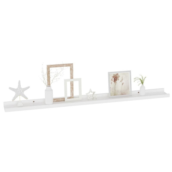 Wall Shelves 4 pcs White 39.4"x3.5"x1.2 A949-326663