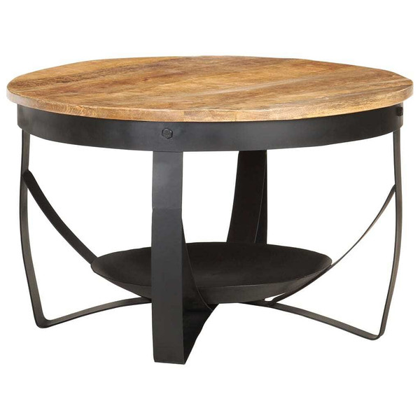 Coffee Table 26.8"x16.9" Rough Mango Wood A949-320794