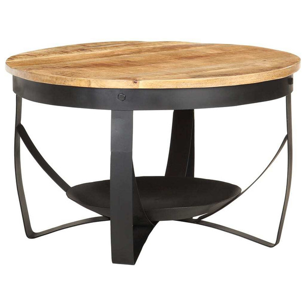 Coffee Table 26.8"x16.9" Rough Mango Wood A949-320794