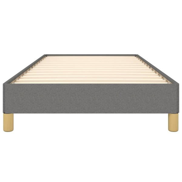 Bed Frame without Mattress Dark Gray 39.4"x79.9" Twin XL Fabric A949-346854