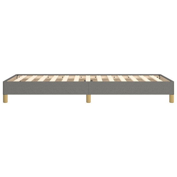 Bed Frame without Mattress Dark Gray 39.4"x79.9" Twin XL Fabric A949-346854