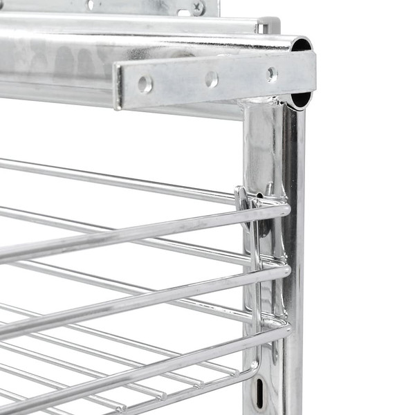 3-Tier Pull-out Kitchen Wire Basket Silver 18.5"x13.8"x22 A949-50970