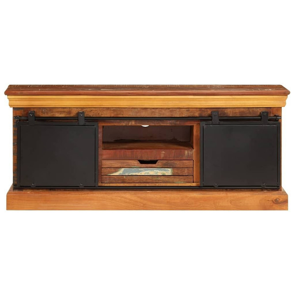 TV Stand 43.3"x11.8"x17.7" Solid Wood Reclaimed A949-247328