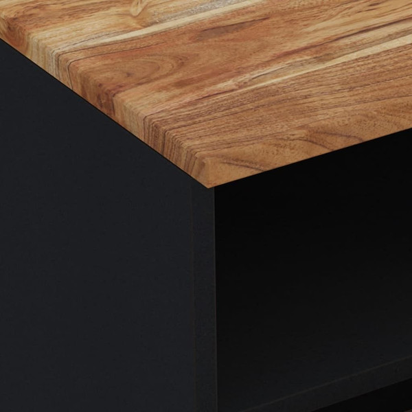 TV Stand 27.6"x13"x18.1" Solid Wood Acacia A949-345224