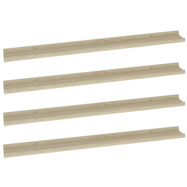 Wall Shelves 4 pcs Sonoma Oak 39.4"x3.5"x1.2 A949-326687