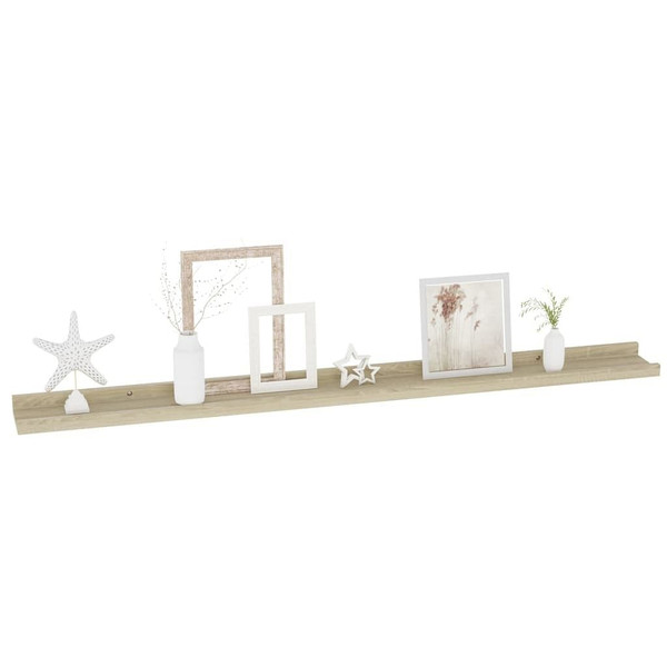 Wall Shelves 4 pcs Sonoma Oak 39.4"x3.5"x1.2 A949-326687