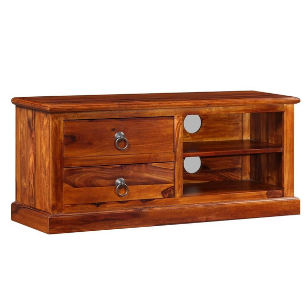 TV Stand Solid Wood Acacia 35.4"x11.8"x15.7 A949-245160