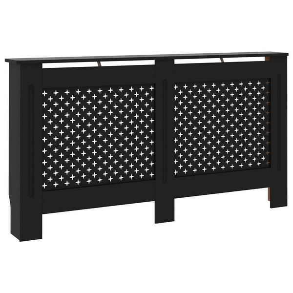 Radiator Cover Black 59.8"x7.5"x32.1" MDF A949-288195