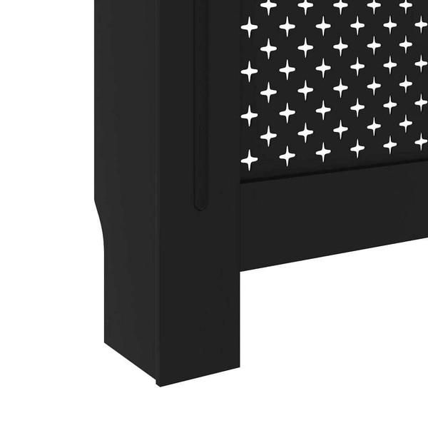 Radiator Cover Black 59.8"x7.5"x32.1" MDF A949-288195
