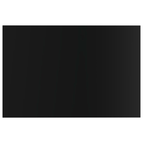 Bookshelf Boards 8 pcs High Gloss Black 23.6"x15.7"x0.6" Engineered Wood A949-805263