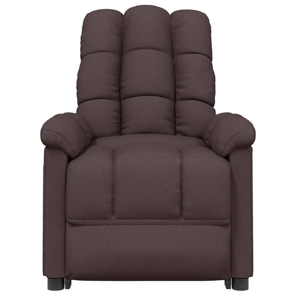 Massage Recliner Dark Brown Fabric A949-289811
