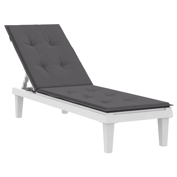 Deck Chair Cushion Anthracite (29.5"+41.3")x19.7"x1.6 A949-314173