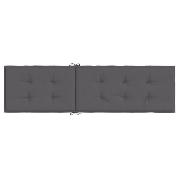 Deck Chair Cushion Anthracite (29.5"+41.3")x19.7"x1.6 A949-314173
