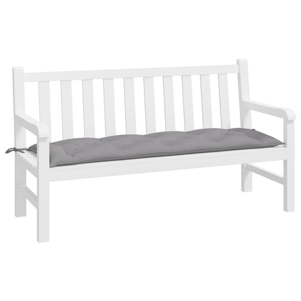 Garden Bench Cushion Gray 59.1"x19.7"x2.8" Oxford Fabric A949-314957