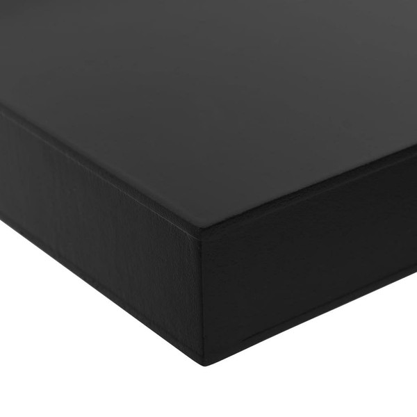 Floating Wall Shelves 2 pcs Black 15.7"x7.9"x1.5 A949-288200