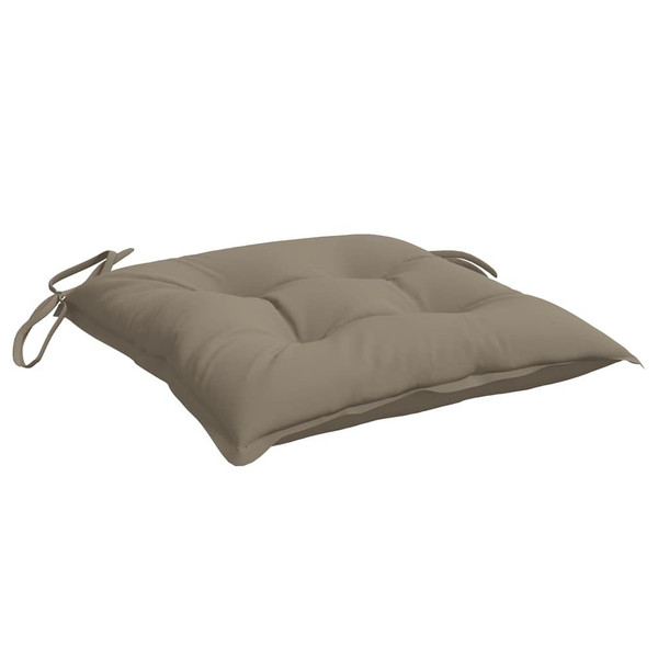 Chair Cushions 2 pcs Taupe 19.7"x19.7"x2.8" Oxford Fabric A949-314920