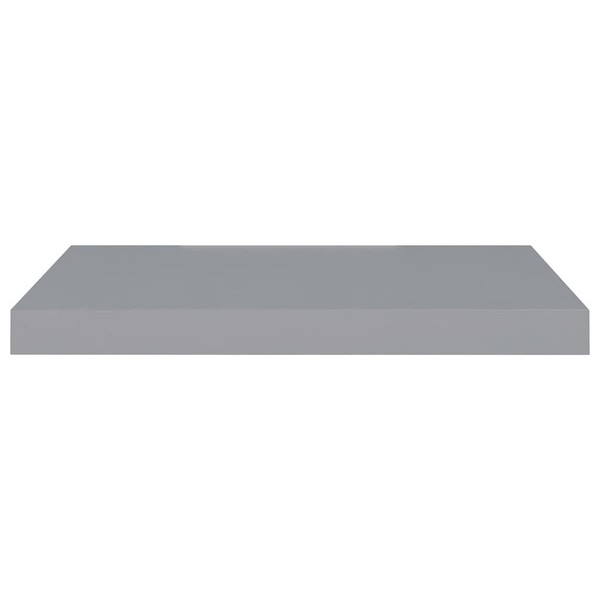 Floating Wall Shelves 4 pcs Gray 23.6"x9.3"x1.5" MDF A949-323855