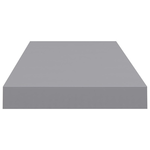 Floating Wall Shelves 4 pcs Gray 23.6"x9.3"x1.5" MDF A949-323855