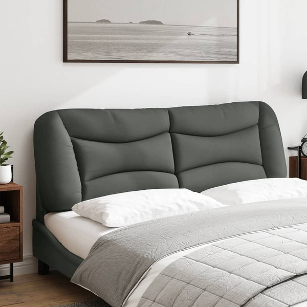 Headboard Cushion "Hvar" Dark Gray 60.2" Fabric A949-3207688