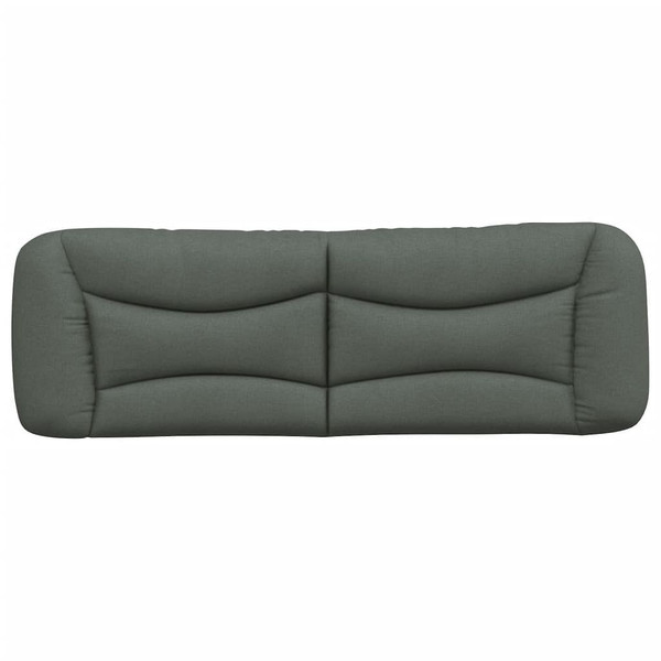 Headboard Cushion "Hvar" Dark Gray 60.2" Fabric A949-3207688