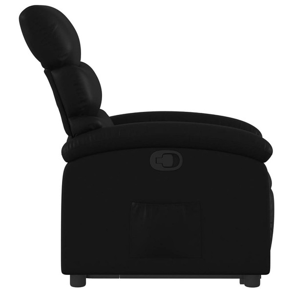 Stand up Recliner Chair Black Faux Leather A949-3205856