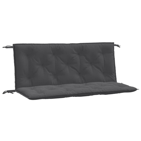  Garden Bench Cushions 2 pcs Melange Anthracite 47.2"x19.7"x2.8" Fabric A949-4002596