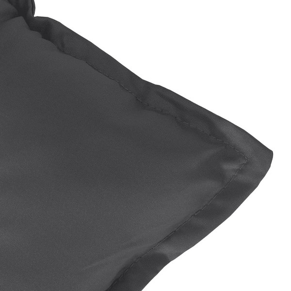  Garden Bench Cushions 2 pcs Melange Anthracite 47.2"x19.7"x2.8" Fabric A949-4002596