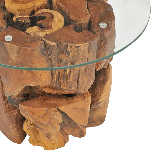  Coffee Table Solid Teak Driftwood 23.6 A949-243474