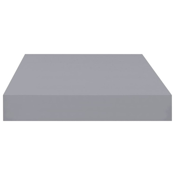 Floating Wall Shelves 2 pcs Gray 15.7"x9.1"x1.5" MDF A949-323848