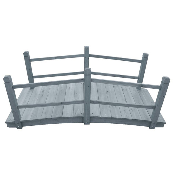  Garden Bridge Gray 55.1"x23.6"x22" Solid Firwood A949-310040