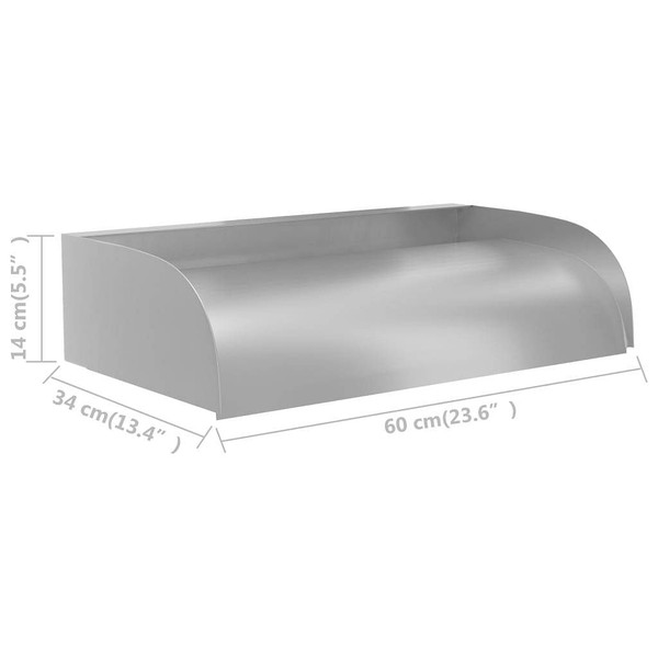  Waterfall 23.6"x13.4"x5.5" Stainless Steel 304 A949-148879