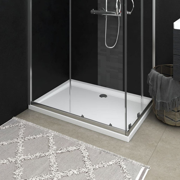  Rectangular ABS Shower Base Tray White 27.6"x39.4 A949-148906