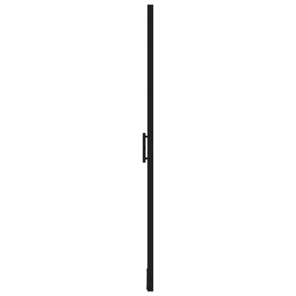 Shower Door Tempered Glass 35.8"x76.8" Black A949-148891